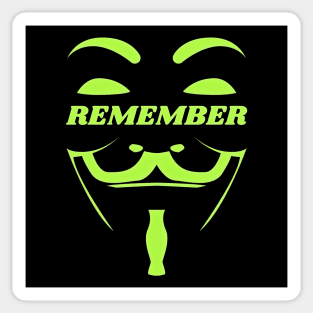Remember the 5th of November Sticker